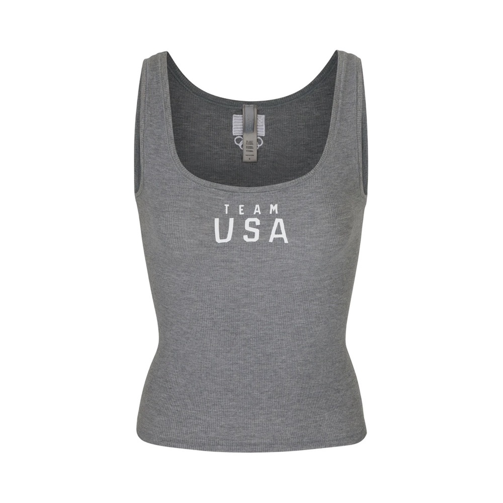 SKIMS Olympic Capsule Grey Tank Size M